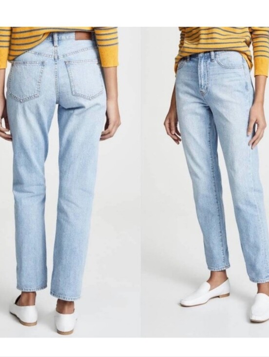 Madewell Denim - Madewell The Perfect Summer Jean Light Wash Straight Leg Jeans Size 26